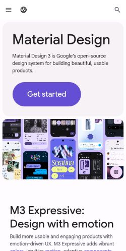 Screenshot of the audited page (Mobile 375×812)