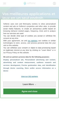 Screenshot of the audited page (Mobile 375×812)