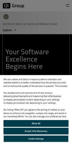 Screenshot of the audited page (Mobile 375×812)