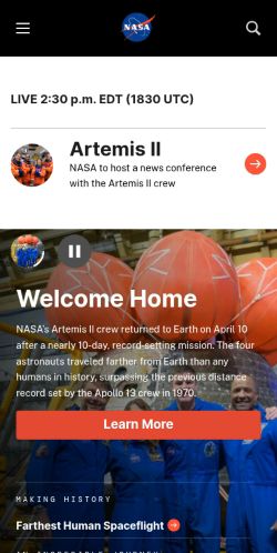 Screenshot of the audited page (Mobile 375×812)