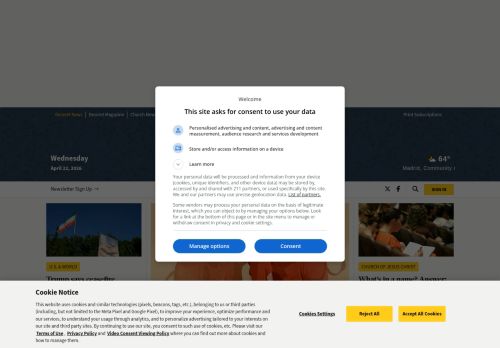 Screenshot of the audited page (Desktop 1440×900)