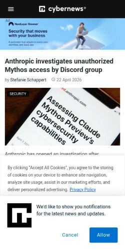 Screenshot of the audited page (Mobile 375×812)