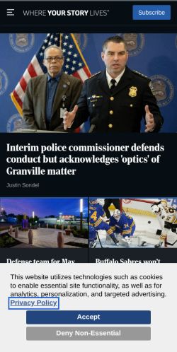 Screenshot of the audited page (Mobile 375×812)