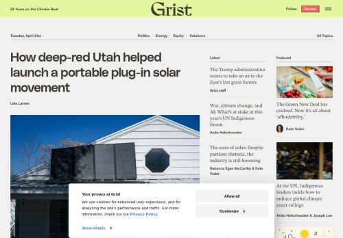 Screenshot of the audited page (Desktop 1440×900)