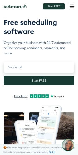 Screenshot of the audited page (Mobile 375×812)