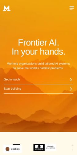 Screenshot of the audited page (Mobile 375×812)