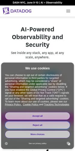 Screenshot of the audited page (Mobile 375×812)