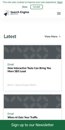 Screenshot of the audited page (Mobile 375×812)