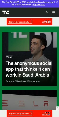 Screenshot of the audited page (Mobile 375×812)