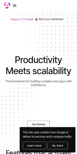 Screenshot of the audited page (Mobile 375×812)