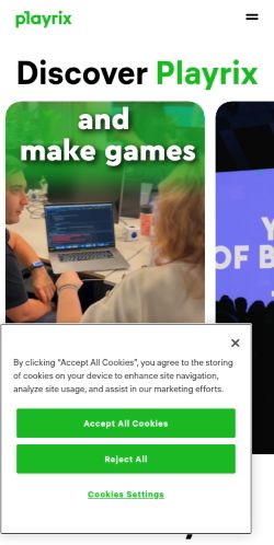 Screenshot of the audited page (Mobile 375×812)