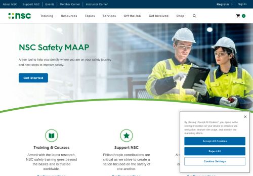 Screenshot of the audited page (Desktop 1440×900)