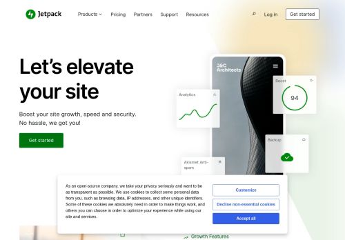 Screenshot of the audited page (Desktop 1440×900)