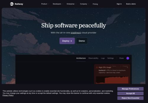 Screenshot of the audited page (Desktop 1440×900)