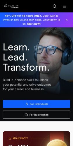 Screenshot of the audited page (Mobile 375×812)