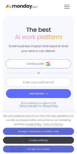Screenshot of the audited page (Mobile 375×812)