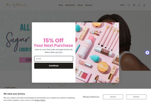 Screenshot of the audited page (Desktop 1440×900)