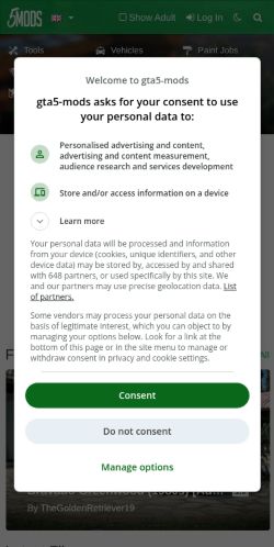 Screenshot of the audited page (Mobile 375×812)