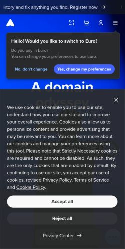 Screenshot of the audited page (Mobile 375×812)