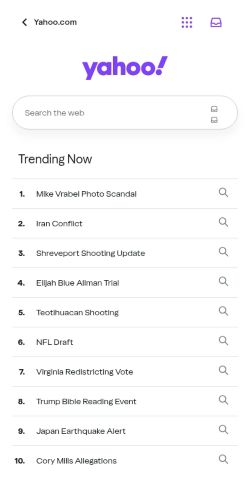 Screenshot of the audited page (Mobile 375×812)