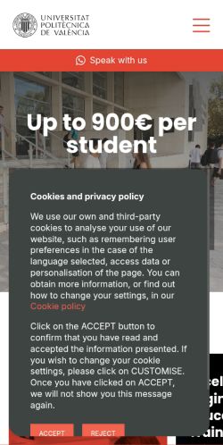 Screenshot of the audited page (Mobile 375×812)