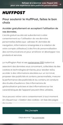Screenshot of the audited page (Mobile 375×812)