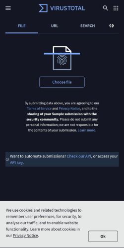 Screenshot of the audited page (Mobile 375×812)