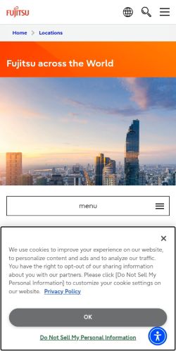 Screenshot of the audited page (Mobile 375×812)