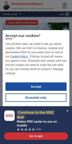 Screenshot of the audited page (Mobile 375×812)