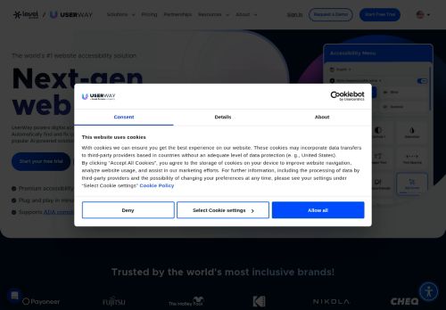 Screenshot of the audited page (Desktop 1440×900)