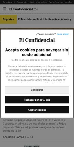 Screenshot of the audited page (Mobile 375×812)