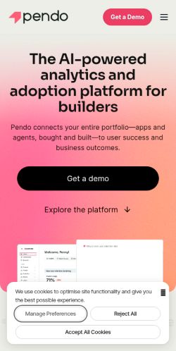 Screenshot of the audited page (Mobile 375×812)
