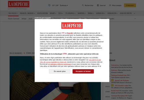 Screenshot of the audited page (Desktop 1440×900)