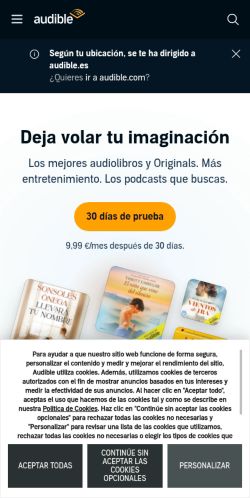 Screenshot of the audited page (Mobile 375×812)