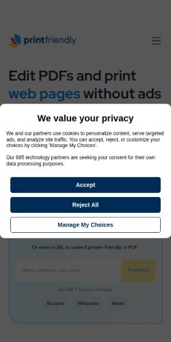 Screenshot of the audited page (Mobile 375×812)