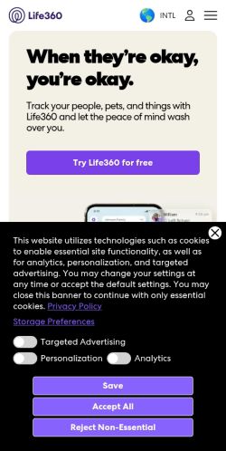 Screenshot of the audited page (Mobile 375×812)