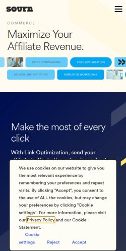 Screenshot of the audited page (Mobile 375×812)