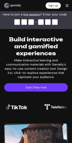 Screenshot of the audited page (Mobile 375×812)