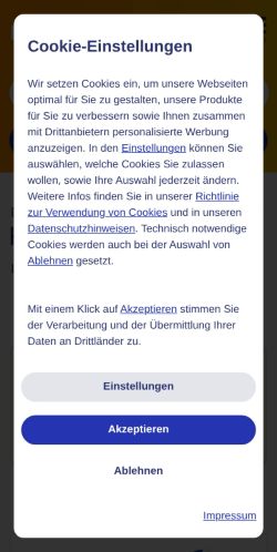 Screenshot of the audited page (Mobile 375×812)