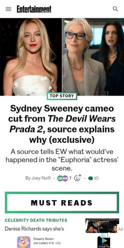 Screenshot of the audited page (Mobile 375×812)