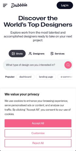 Screenshot of the audited page (Mobile 375×812)