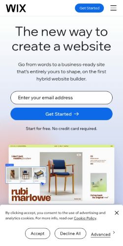 Screenshot of the audited page (Mobile 375×812)