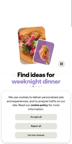 Screenshot of the audited page (Mobile 375×812)