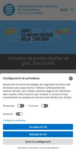 Screenshot of the audited page (Mobile 375×812)