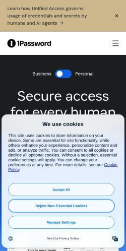 Screenshot of the audited page (Mobile 375×812)