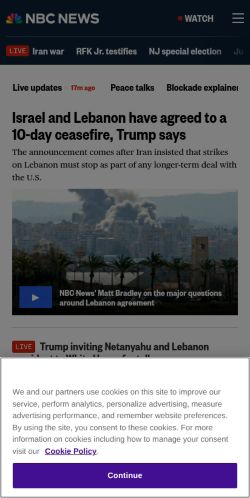 Screenshot of the audited page (Mobile 375×812)