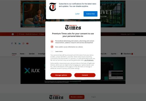 Screenshot of the audited page (Desktop 1440×900)