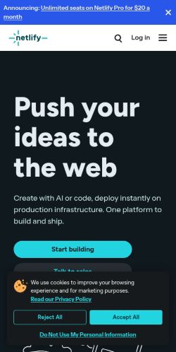 Screenshot of the audited page (Mobile 375×812)