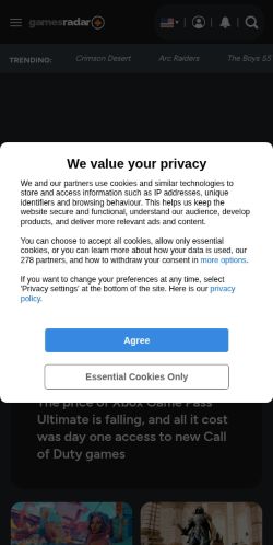 Screenshot of the audited page (Mobile 375×812)