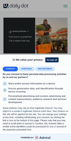 Screenshot of the audited page (Mobile 375×812)